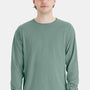 ComfortWash By Hanes Mens Long Sleeve Crewneck T-Shirt - Cypress Green