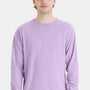 ComfortWash By Hanes Mens Long Sleeve Crewneck T-Shirt - Future Lavender Purple