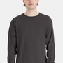 ComfortWash By Hanes Mens Long Sleeve Crewneck T-Shirt - Railroad Grey