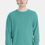 ComfortWash By Hanes Mens Long Sleeve Crewneck T-Shirt - Spanish Moss Green