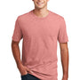 District Mens Perfect Blend Short Sleeve Crewneck T-Shirt - Blush Pink Frost
