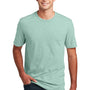 District Mens Perfect Blend Short Sleeve Crewneck T-Shirt - Heather Dusty Sage Green