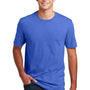 District Mens Perfect Blend Short Sleeve Crewneck T-Shirt - Royal Blue Frost