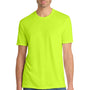 District Mens Perfect Blend Short Sleeve Crewneck T-Shirt - Safety Green