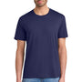 District Mens Perfect Tri Short Sleeve Crewneck T-Shirt - Tanzanite Blue