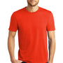 District Mens Perfect Tri Short Sleeve Crewneck T-Shirt - Heather Deep Orange