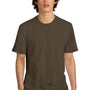 District Mens Perfect Weight Short Sleeve Crewneck T-Shirt - Dark Mocha Brown