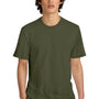 District Mens Perfect Weight Short Sleeve Crewneck T-Shirt - Military Green
