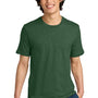 District Mens Perfect Weight Short Sleeve Crewneck T-Shirt - Heather Timber Green