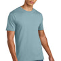 District Mens Perfect Weight Icon Short Sleeve Crewneck T-Shirt - Fog Blue