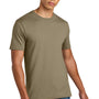 District Mens Perfect Weight Icon Short Sleeve Crewneck T-Shirt - Dune Brown