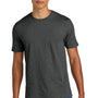 District Mens Perfect Weight Icon Short Sleeve Crewneck T-Shirt - Heather Charcoal Grey