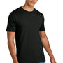 District Mens Perfect Weight Icon Short Sleeve Crewneck T-Shirt - Jet Black