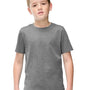 District Youth Perfect Blend CVC Short Sleeve Crewneck T-Shirt - Grey Frost