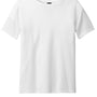 District Youth Perfect Blend CVC Short Sleeve Crewneck T-Shirt - White