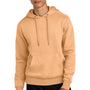 District Mens Perfect Weight Fleece Hooded Sweatshirt Hoodie w/ Pouch Pocket - Apricot Orange
