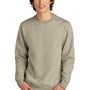 District Mens Perfect Weight Fleece Crewneck Sweatshirt - Heather Latte
