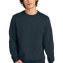 District Mens Perfect Weight Fleece Crewneck Sweatshirt - New Navy Blue