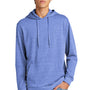 District Mens Perfect Tri Fleece Hooded Sweatshirt Hoodie w/ Pouch Pocket - Royal Blue Frost