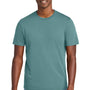District Mens Perfect Weight CVC Short Sleeve Crewneck T-Shirt - Bluestone