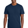 District Mens Perfect Weight CVC Short Sleeve Crewneck T-Shirt - Dark Royal Blue