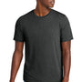 District Mens Perfect Weight CVC Short Sleeve Crewneck T-Shirt - Heather Jet Black