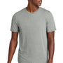 District Mens Perfect Weight CVC Short Sleeve Crewneck T-Shirt - Heather Light Grey