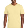 District Mens Perfect Weight CVC Short Sleeve Crewneck T-Shirt - Soft Yellow