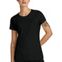District Womens Perfect Weight CVC Short Sleeve Crewneck T-Shirt - Jet Black