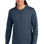 District Mens District Wash Long Sleeve Crewneck T-Shirt - True Navy Blue