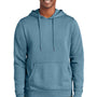 District Mens District Wash Fleece Hooded Sweatshirt Hoodie w/ Pouch Pocket - Dusk Blue