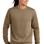 District Mens District Wash Fleece Crewneck Sweatshirt - Mushroom Brown