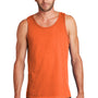District Mens The Concert Tank Top - Neon Orange
