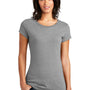 District Womens Very Important Short Sleeve Crewneck T-Shirt - Grey Frost - Closeout