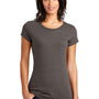 District Womens Very Important Short Sleeve Crewneck T-Shirt - Heather Brown - Closeout