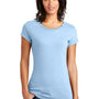 District Womens Very Important Short Sleeve Crewneck T-Shirt - Ice Blue - Closeout