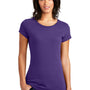 District Womens Very Important Short Sleeve Crewneck T-Shirt - Purple - Closeout