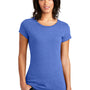 District Womens Very Important Short Sleeve Crewneck T-Shirt - Royal Blue Frost - Closeout