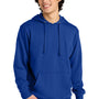 District Mens Very Important Fleece Hooded Sweatshirt Hoodie w/ Pouch Pocket - Deep Royal Blue
