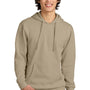 District Mens Very Important Fleece Hooded Sweatshirt Hoodie w/ Pouch Pocket - Desert Tan