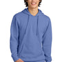 District Mens Very Important Fleece Hooded Sweatshirt Hoodie w/ Pouch Pocket - Electric Purple