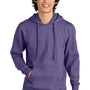 District Mens Very Important Fleece Hooded Sweatshirt Hoodie w/ Pouch Pocket - Heather Purple