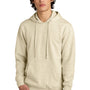 District Mens Very Important Fleece Hooded Sweatshirt Hoodie w/ Pouch Pocket - Heather Oatmeal