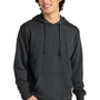District Mens Very Important Fleece Hooded Sweatshirt Hoodie w/ Pouch Pocket - Charcoal Grey
