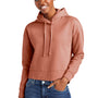 District Womens V.I.T. Fleece Hooded Sweatshirt Hoodie - Desert Rose