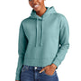 District Womens V.I.T. Fleece Hooded Sweatshirt Hoodie - Eucalyptus Blue