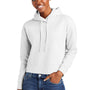 District Womens V.I.T. Fleece Hooded Sweatshirt Hoodie - White