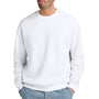 District Mens V.I.T. Fleece Crewneck Sweatshirt - White - COMING SOON