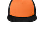 District Hats Mens Flat Bill Snapback Trucker Hat - Neon Orange