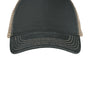 District Hats Mens Adjustable Hat - Black/Khaki Brown